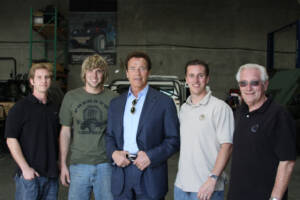 Governor Arnold Schwarzenegger visits Predator Inc.