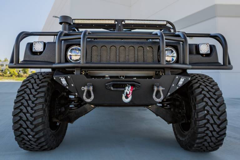 HMMWV DRing Heavy Duty Brush Guard Predator Inc Hummer Duramax