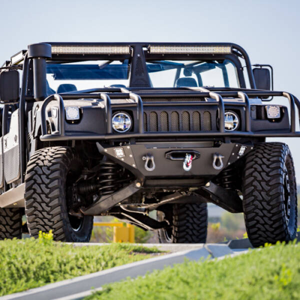 HMMWV DRing Heavy Duty Brush Guard Predator Inc Hummer Duramax