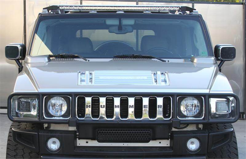 Hummer h2 led light outlet bar