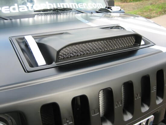 Hood Scoop - Predator Inc: Hummer Duramax Conversions, Accessories & Fabrication