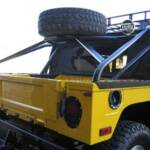 Slant Back Tire Carrier