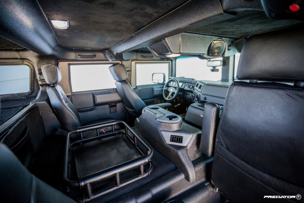 Hummer H1 Gets A Unique Line X Exterior Interior Coating