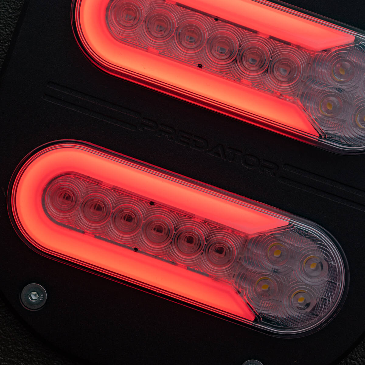 Gen 2 Billet Oval LED Tail Lights - Predator Inc: Hummer