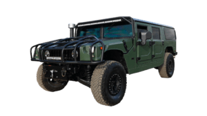 2003 Olive Drab Green Hummer H1 B6 Bulletproof package predator duramax allison 6spd with brushguard, 12k winch system, snorkel, roof rack