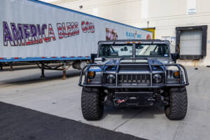 black diamond 2006 hummer h1 alpha open-top with rigid lighting, winch system, brush guard