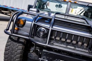 black diamond 2006 hummer h1 alpha open-top with rigid lighting, winch system, brush guard