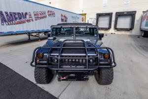 black diamond 2006 hummer h1 alpha open-top with rigid lighting, winch system, brush guard