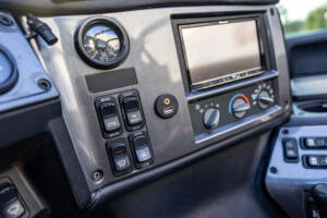 alpha dash center console with custom black trim pieces