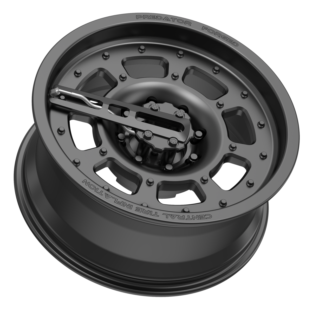 FGD-107 FORGED WHEEL ALUMINUM ONE PIECE CTIS LINE WITH CTIS GUARD F911 BOLT