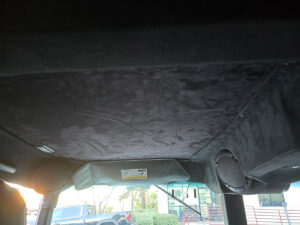 2002 Hummer H1 Wagon - Duramax Conversion A PILLAR HEADLINER BLACK