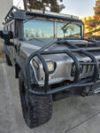 2002 Gray Hummer H1 Wagon - Duramax Conversion with roof rack, brush guard, snorkel, 12k viper winch system
