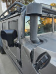 2002 GRAY Hummer H1 Wagon - Duramax Conversion with brush guard , roof rack, SNORKEL