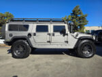 2002 GRAY Hummer H1 Wagon - Duramax Conversion with brush guard and roof rack SIDE VIEW